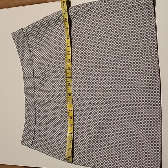 Chic Gray Patterned Mini Skirt - Picture 10 of 11